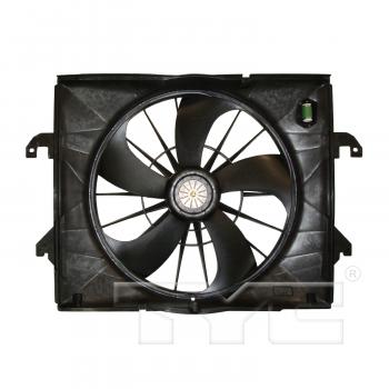 2012 Ram 1500 Dual Radiator and Condenser Fan Assembly TYC 622320 image 1 of 3
