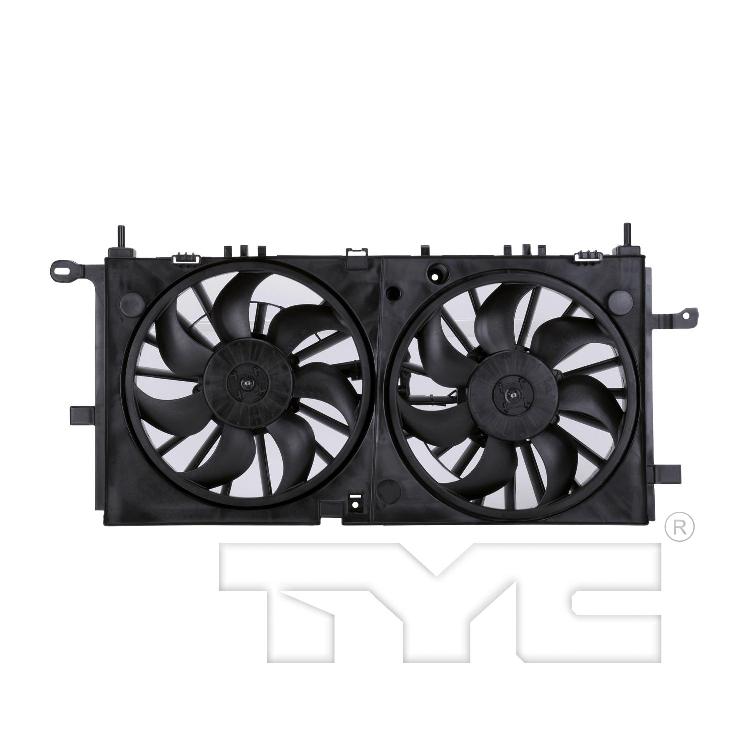 TYC 622340 - Dual Radiator and Condenser Fan Assembly TYC 622340 Dual Radiator and Condenser Fan Assembly product image 1 of 3