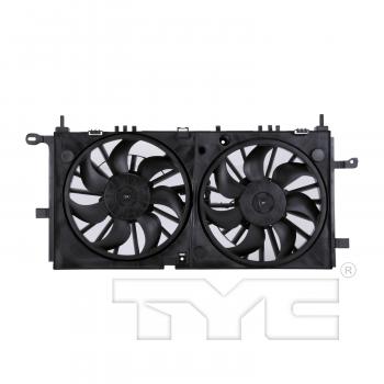 2008 Chevrolet Uplander Dual Radiator and Condenser Fan Assembly TYC 622340 image 1 of 3
