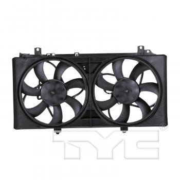 2010 Chevrolet Camaro Dual Radiator and Condenser Fan Assembly TYC 622350 image 1 of 3