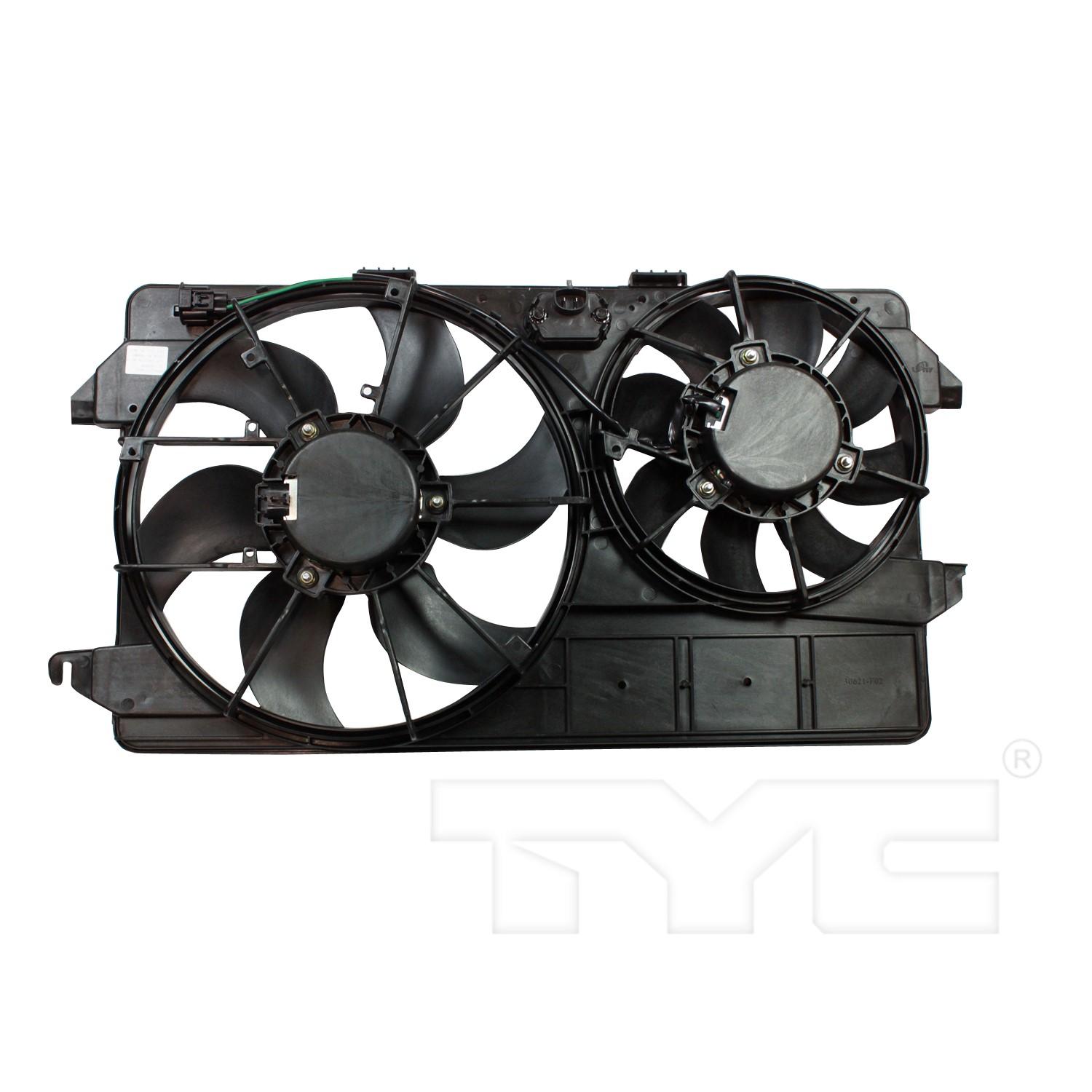 TYC 622370 - Dual Radiator and Condenser Fan Assembly TYC 622370 Dual Radiator and Condenser Fan Assembly product image 1 of 4