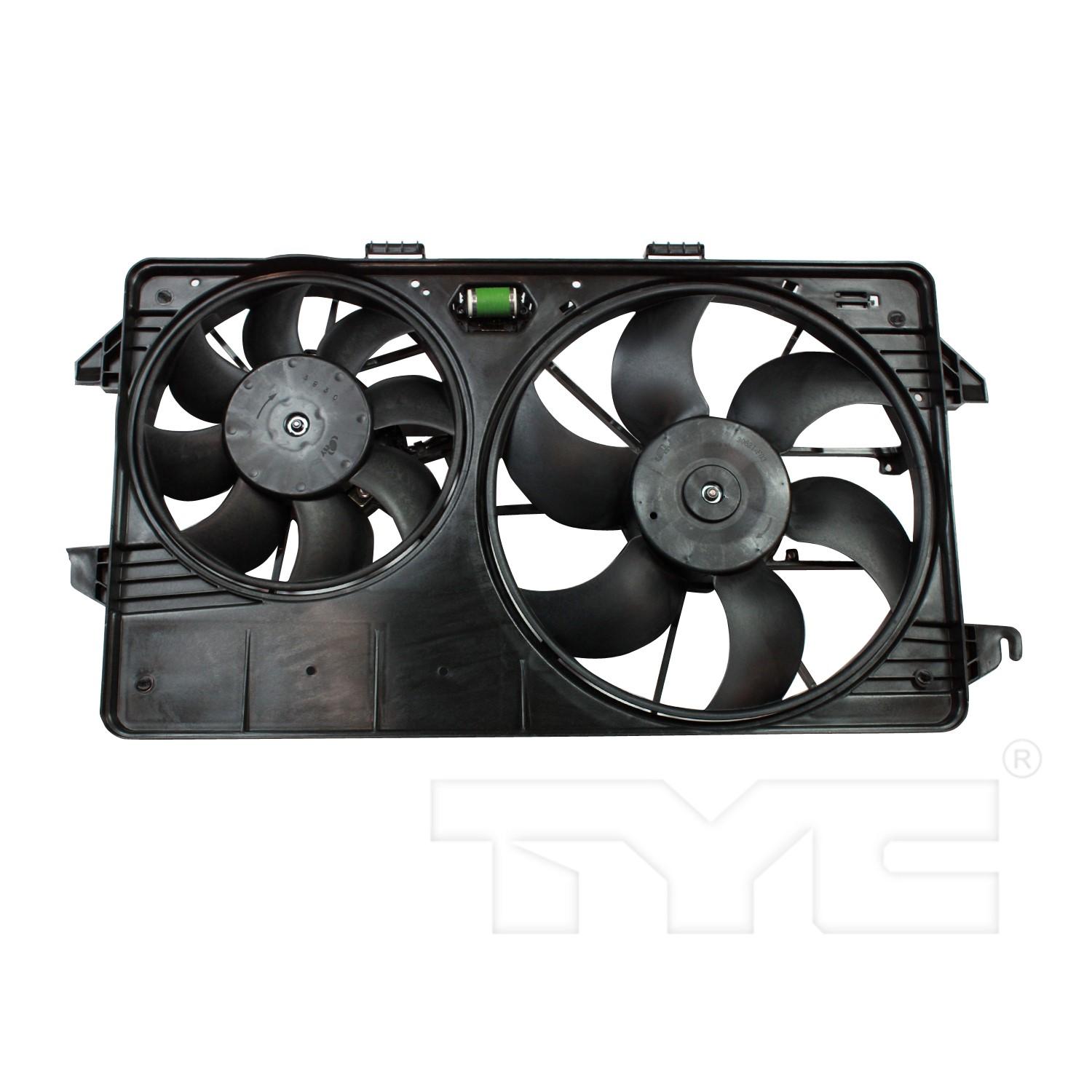 TYC 622370 - Dual Radiator and Condenser Fan Assembly TYC 622370 Dual Radiator and Condenser Fan Assembly product image 2 of 4