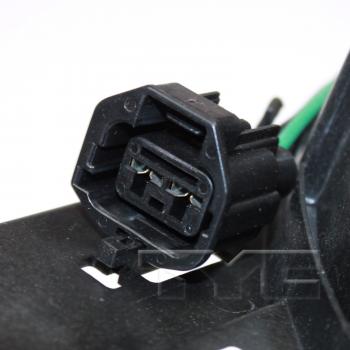2013 Ford Transit Connect Dual Radiator and Condenser Fan Assembly TYC 622370 image 3 of 4