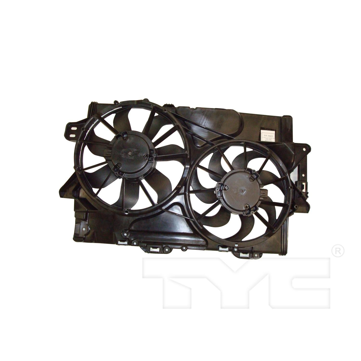 TYC 622380 - Dual Radiator and Condenser Fan Assembly TYC 622380 Dual Radiator and Condenser Fan Assembly product image 1 of 4