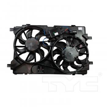 2011 Ford Fusion Dual Radiator and Condenser Fan Assembly TYC 622390 image 1 of 3