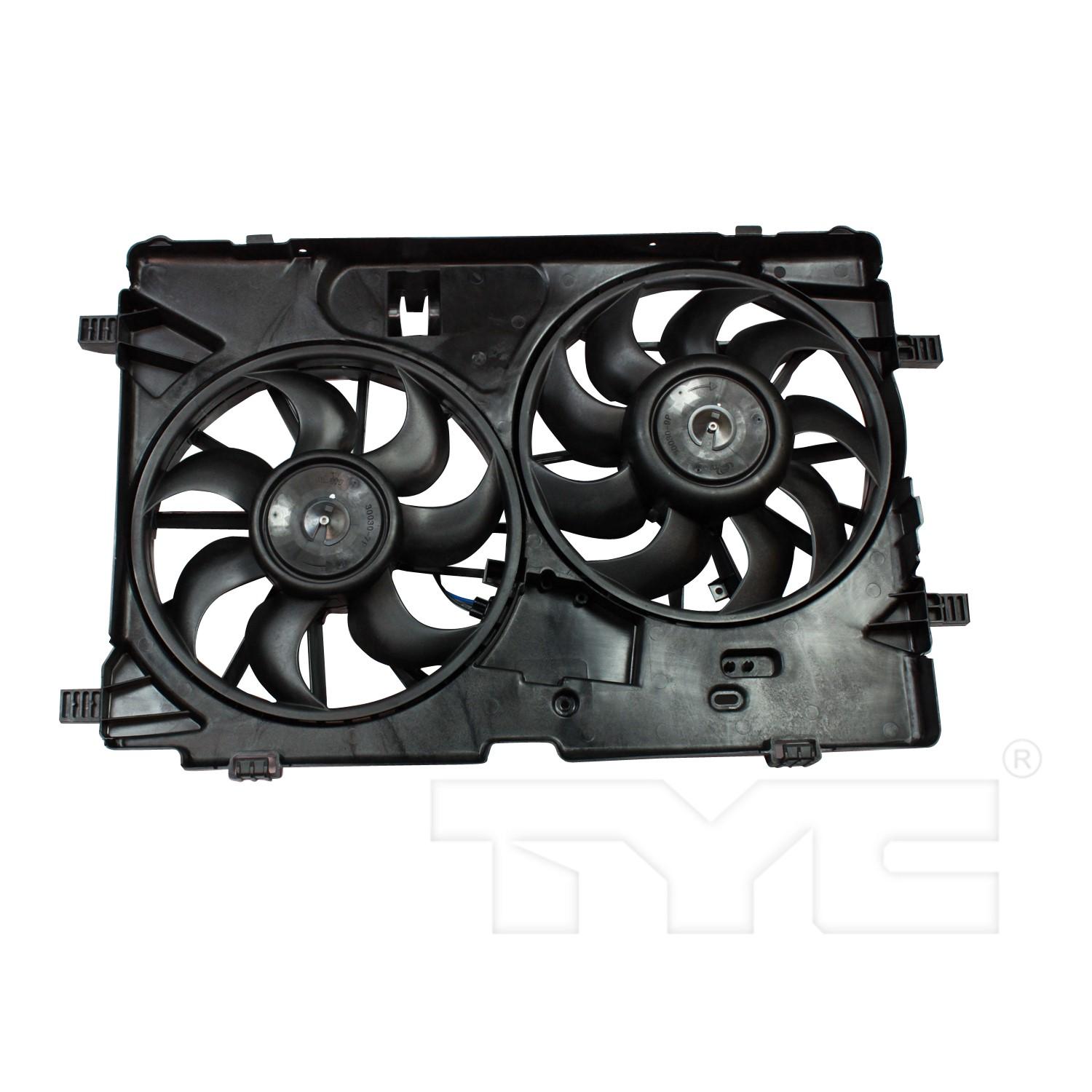 TYC 622390 - Dual Radiator and Condenser Fan Assembly TYC 622390 Dual Radiator and Condenser Fan Assembly product image 2 of 3