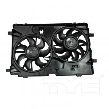 2011 Ford Fusion Dual Radiator and Condenser Fan Assembly TYC 622390 image 2 of 3