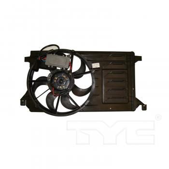 2013 Mazda 3 Dual Radiator and Condenser Fan Assembly TYC 622400 image 1 of 3