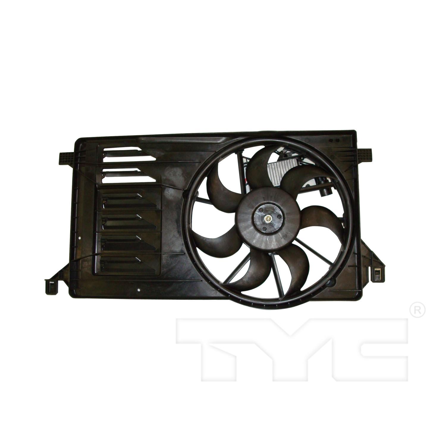 TYC 622400 - Dual Radiator and Condenser Fan Assembly TYC 622400 Dual Radiator and Condenser Fan Assembly product image 2 of 3