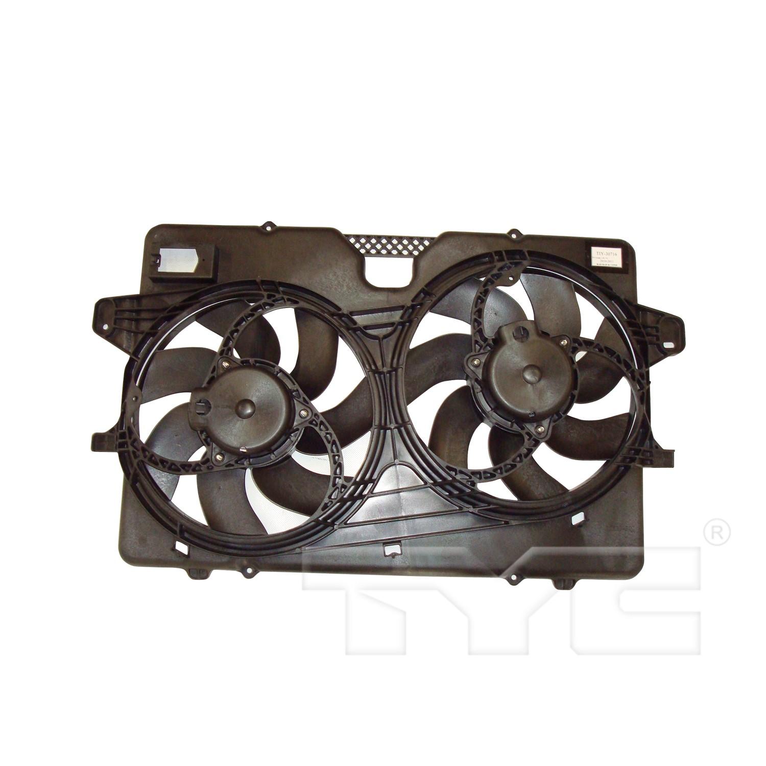 TYC 622410 - Dual Radiator and Condenser Fan Assembly TYC 622410 Dual Radiator and Condenser Fan Assembly product image 1 of 4