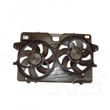 2011 Mercury Mariner Dual Radiator and Condenser Fan Assembly TYC 622410 image 1 of 4