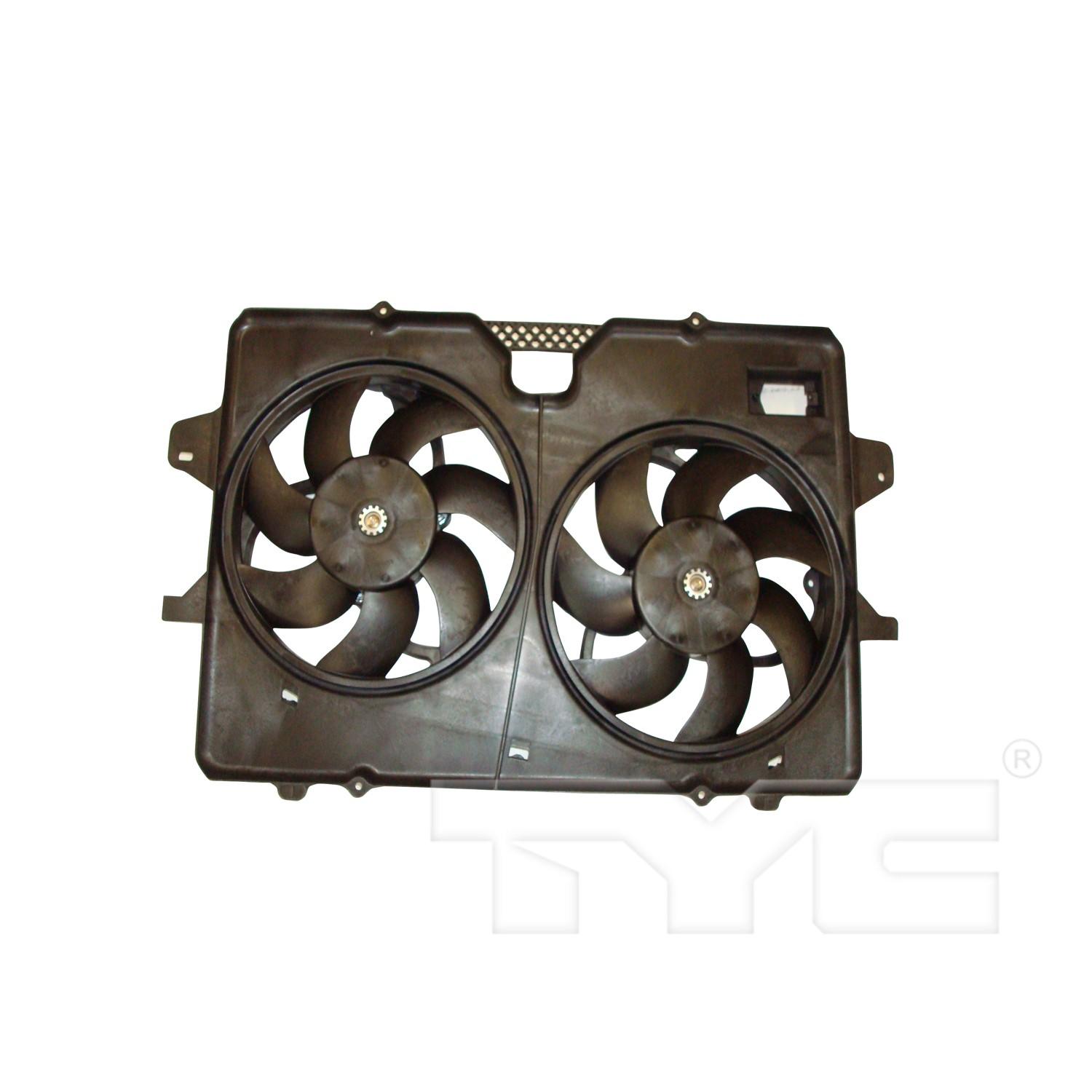 TYC 622410 - Dual Radiator and Condenser Fan Assembly TYC 622410 Dual Radiator and Condenser Fan Assembly product image 2 of 4
