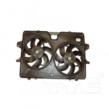 2011 Mercury Mariner Dual Radiator and Condenser Fan Assembly TYC 622410 image 2 of 4