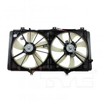 2013 Toyota Venza Dual Radiator and Condenser Fan Assembly TYC 622420 image 1 of 4