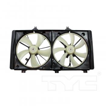 2013 Toyota Venza Dual Radiator and Condenser Fan Assembly TYC 622420 image 2 of 4