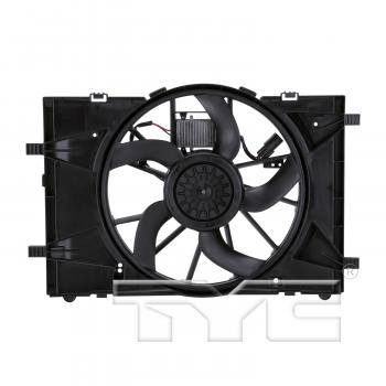 2011 Ford Fusion Dual Radiator and Condenser Fan Assembly TYC 622430 image 1 of 3
