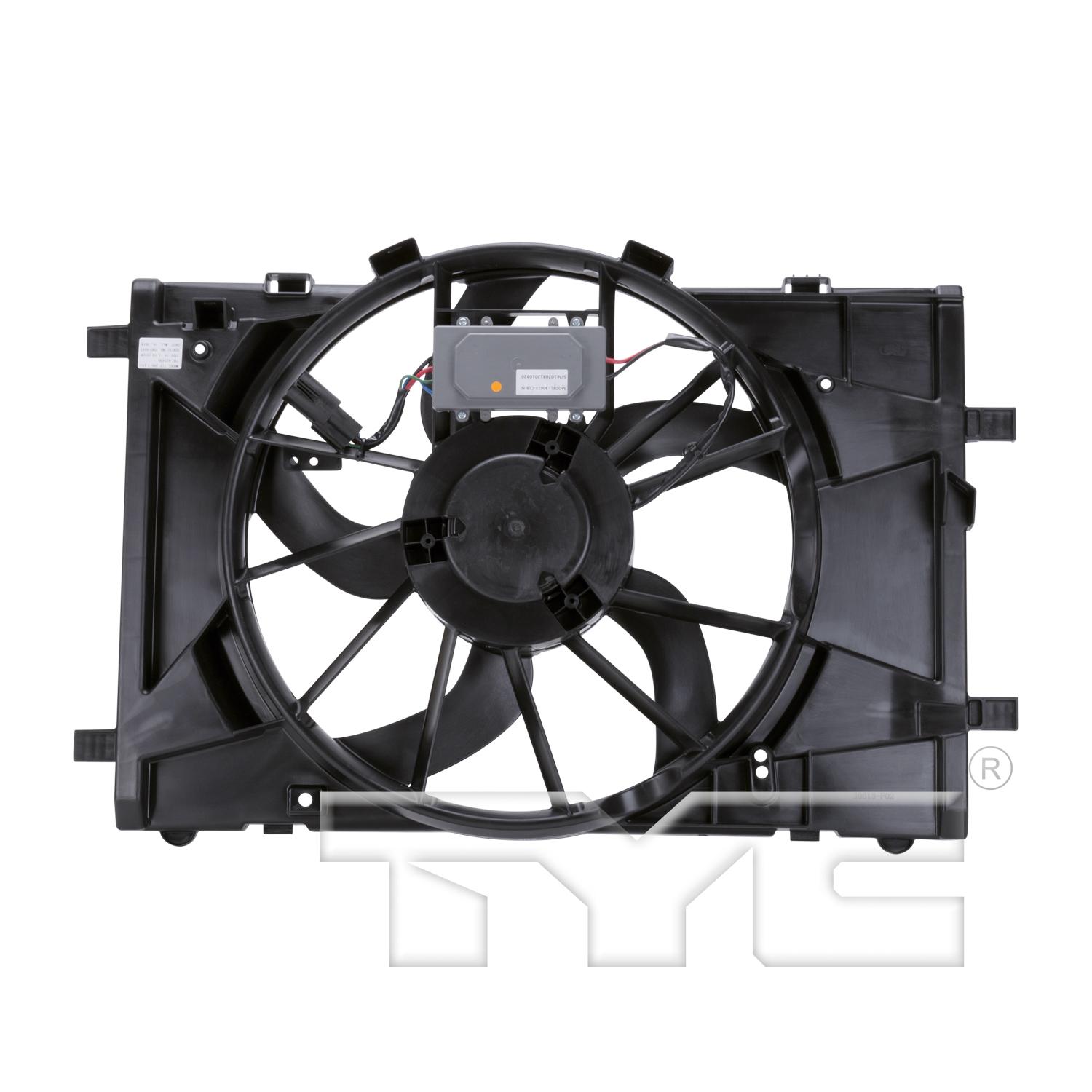 TYC 622430 - Dual Radiator and Condenser Fan Assembly TYC 622430 Dual Radiator and Condenser Fan Assembly product image 2 of 3