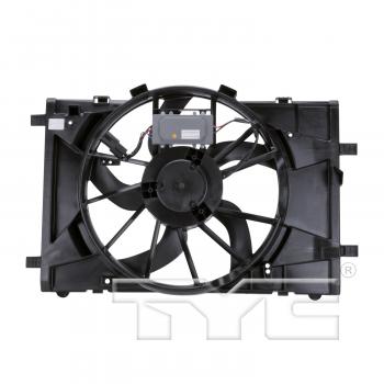 2011 Ford Fusion Dual Radiator and Condenser Fan Assembly TYC 622430 image 2 of 3