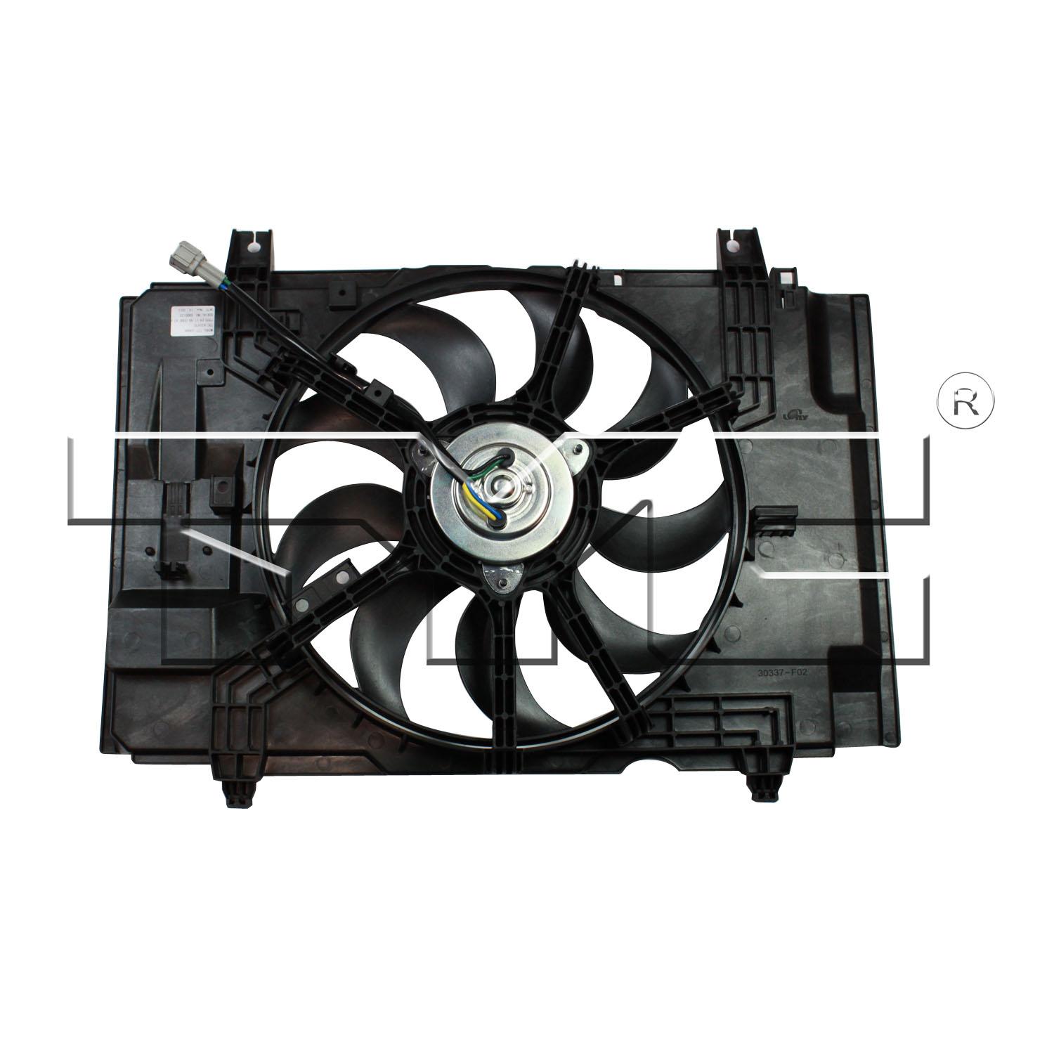 TYC 622470 - Dual Radiator and Condenser Fan Assembly TYC 622470 Dual Radiator and Condenser Fan Assembly product image 3 of 3
