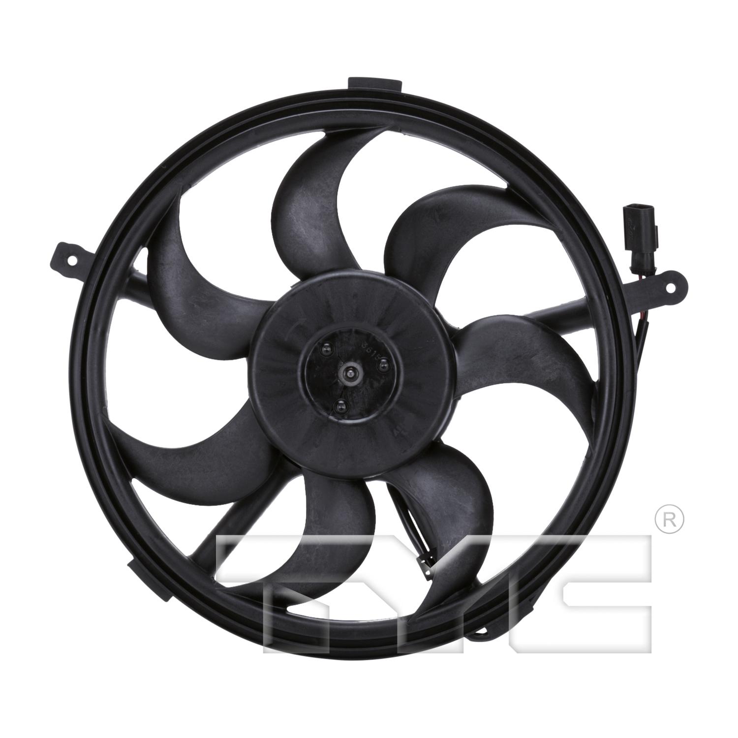 TYC 622490 - Engine Cooling Fan Assembly TYC 622490 Dual Radiator and Condenser Fan Assembly product image 1 of 3