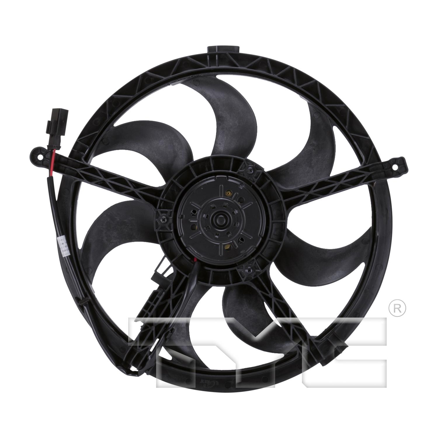 TYC 622490 - Engine Cooling Fan Assembly TYC 622490 Dual Radiator and Condenser Fan Assembly product image 2 of 3