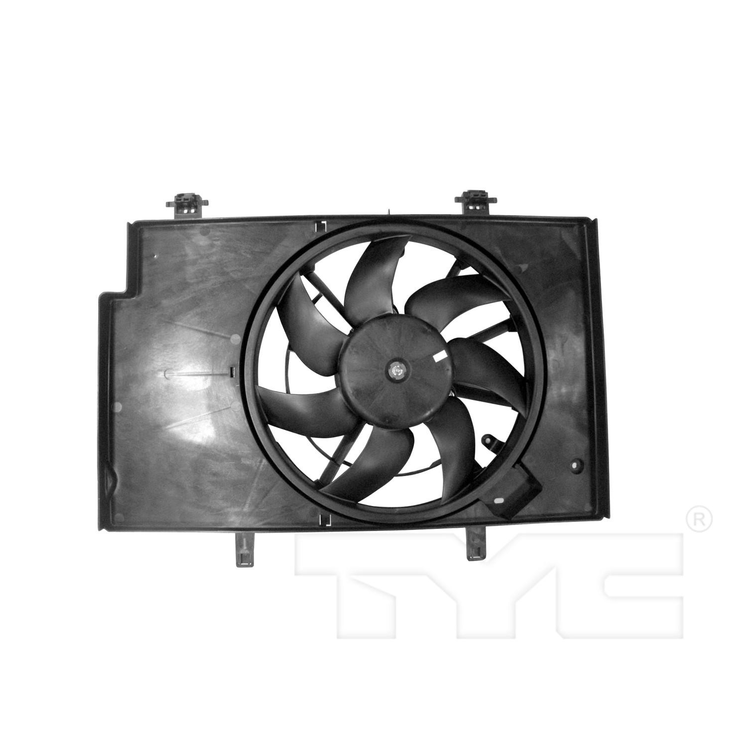 TYC 622500 - Engine Cooling Fan Assembly TYC 622500 Dual Radiator and Condenser Fan Assembly product image 1 of 3