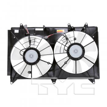 2007 Mazda CX-7 Dual Radiator and Condenser Fan Assembly TYC 622510 image 2 of 4