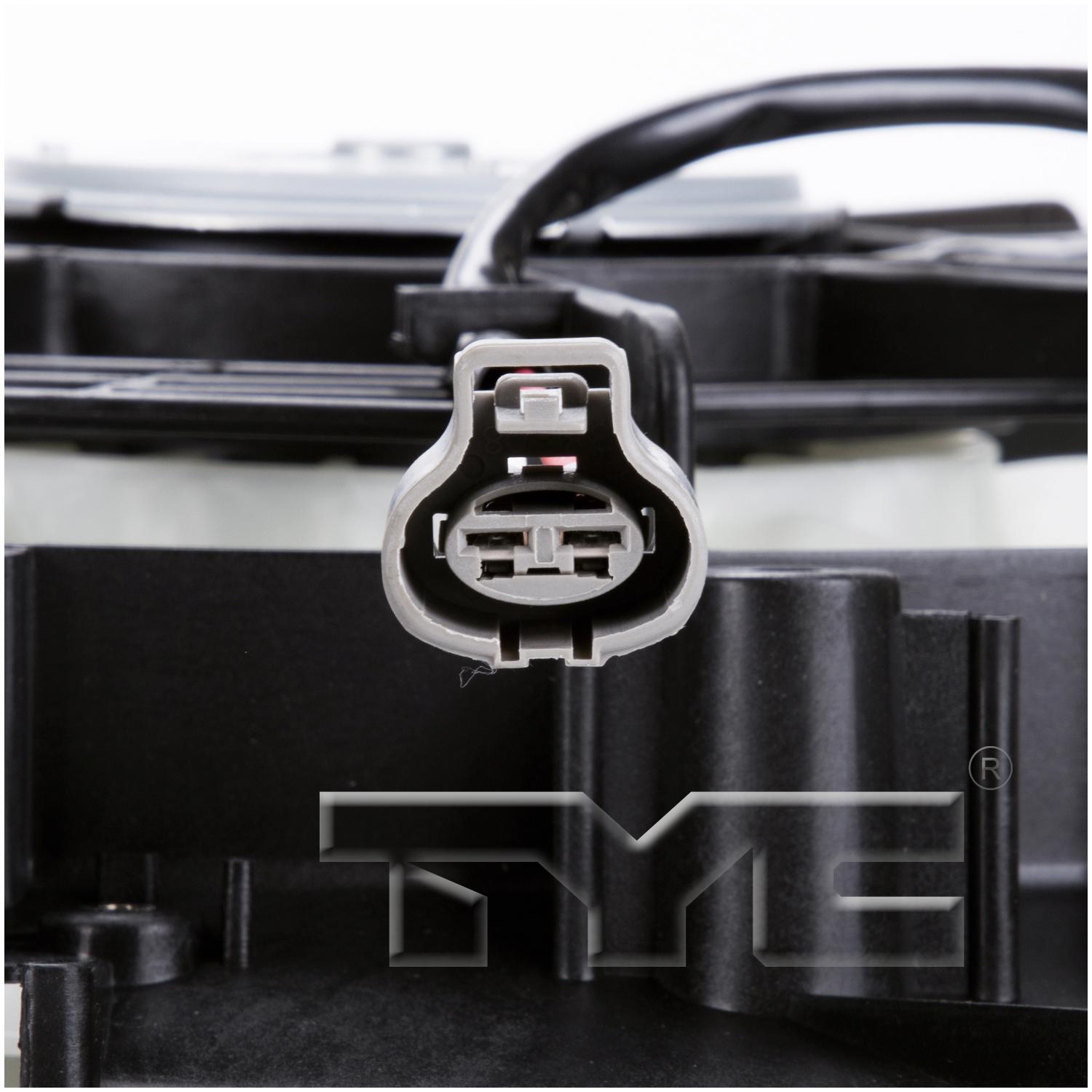 TYC 622510 - Engine Cooling Fan Assembly TYC 622510 Dual Radiator and Condenser Fan Assembly product image 3 of 4