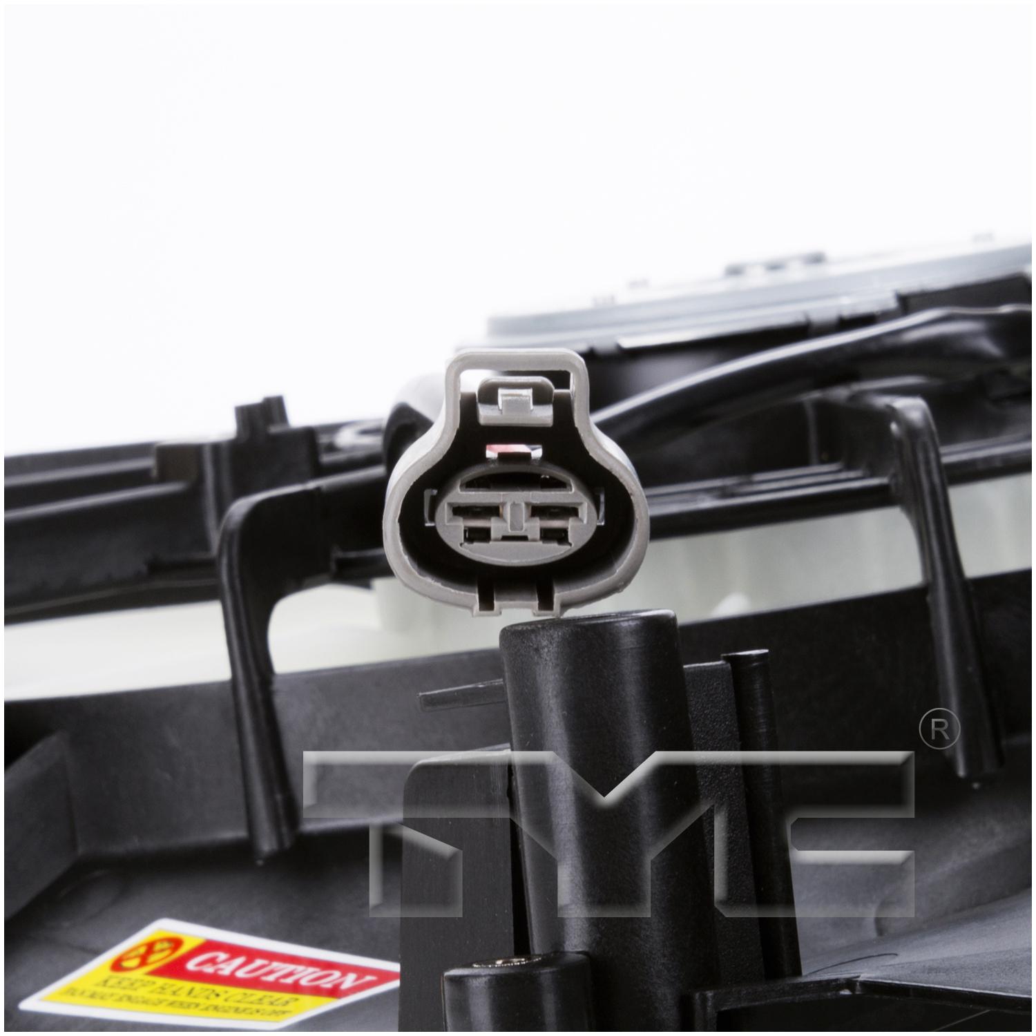 TYC 622510 - Engine Cooling Fan Assembly TYC 622510 Dual Radiator and Condenser Fan Assembly product image 4 of 4