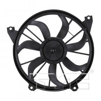 2009 Dodge Journey Dual Radiator and Condenser Fan Assembly TYC 622520 image 3 of 4