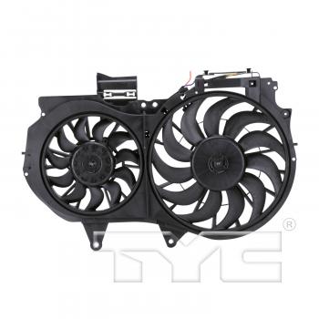 2009 Audi A4 Dual Radiator and Condenser Fan Assembly TYC 622540 image 1 of 4