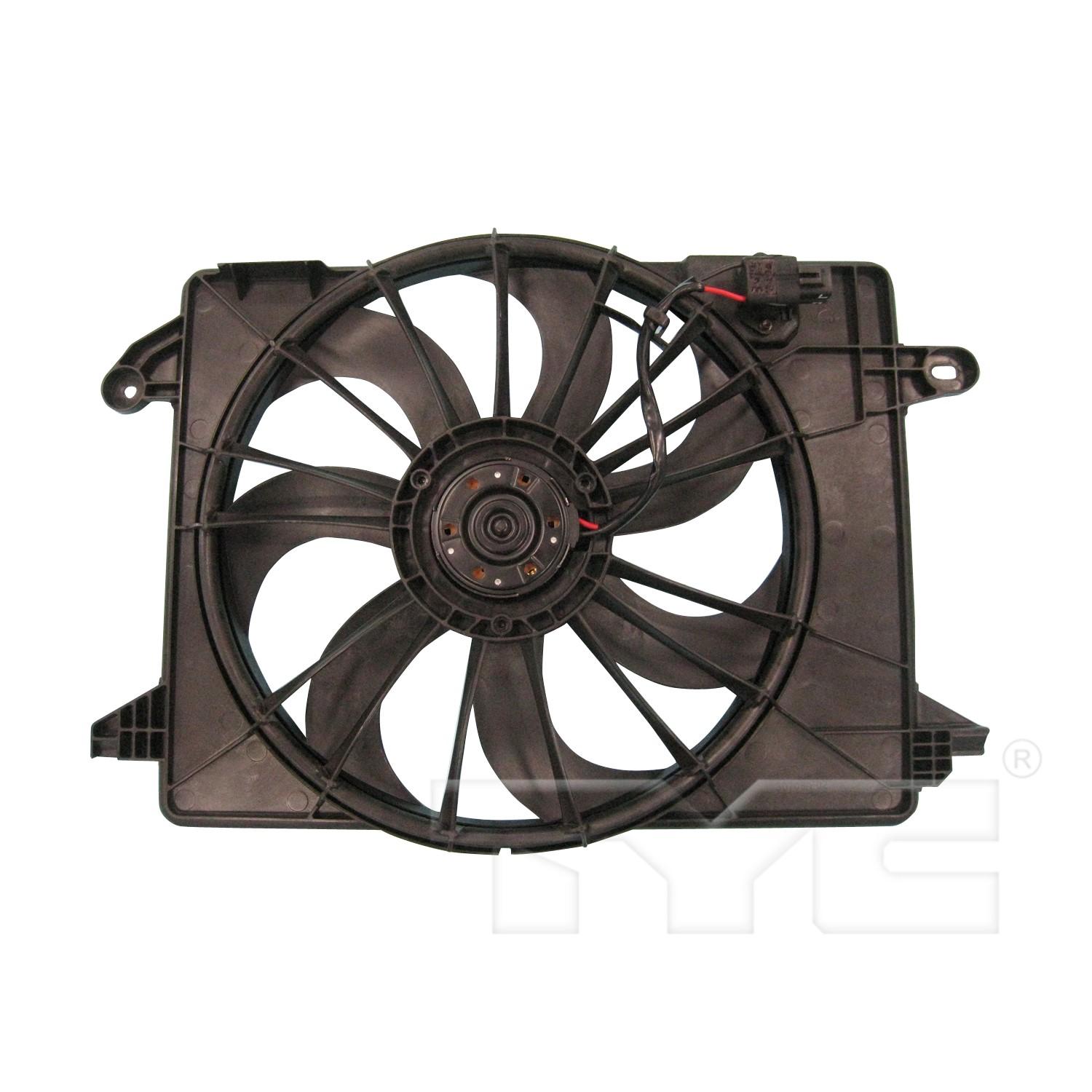 TYC 622550 - Dual Radiator and Condenser Fan Assembly TYC 622550 Dual Radiator and Condenser Fan Assembly product image 1 of 3