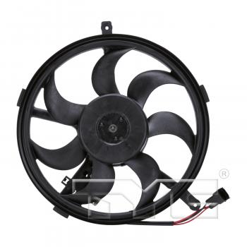 2011 Mini Cooper Dual Radiator and Condenser Fan Assembly TYC 622560 image 1 of 3