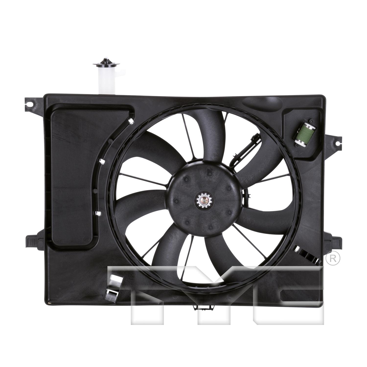 TYC 622580 - Dual Radiator and Condenser Fan Assembly TYC 622580 Dual Radiator and Condenser Fan Assembly product image 1 of 4