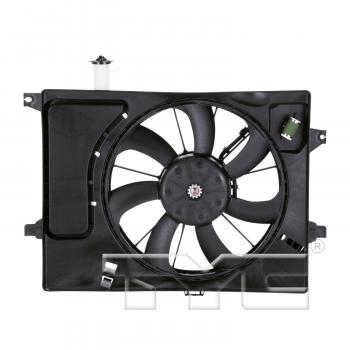 2014 Kia Forte5 Dual Radiator and Condenser Fan Assembly TYC 622580 image 1 of 4