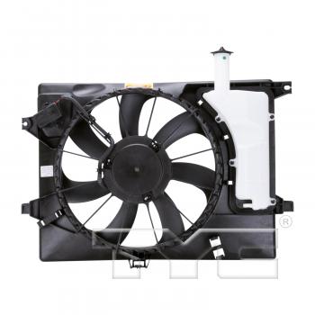 2014 Kia Forte5 Dual Radiator and Condenser Fan Assembly TYC 622580 image 2 of 4
