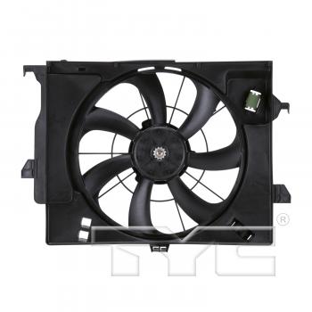2015 Hyundai Veloster Dual Radiator and Condenser Fan Assembly TYC 622590 image 1 of 4