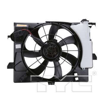 2015 Hyundai Veloster Dual Radiator and Condenser Fan Assembly TYC 622590 image 2 of 4