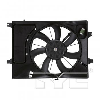 2019 Kia Soul Dual Radiator and Condenser Fan Assembly TYC 622600 image 1 of 4