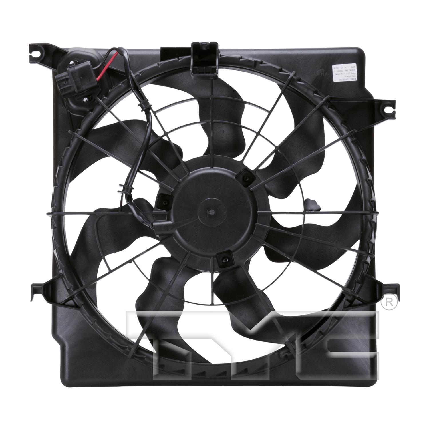 TYC 622620 - Dual Radiator and Condenser Fan Assembly TYC 622620 Dual Radiator and Condenser Fan Assembly product image 2 of 3