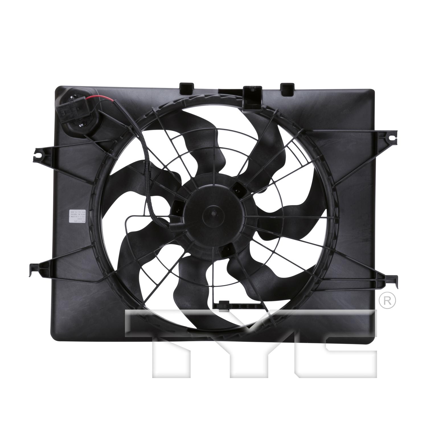 TYC 622630 - Dual Radiator and Condenser Fan Assembly TYC 622630 Dual Radiator and Condenser Fan Assembly product image 2 of 4