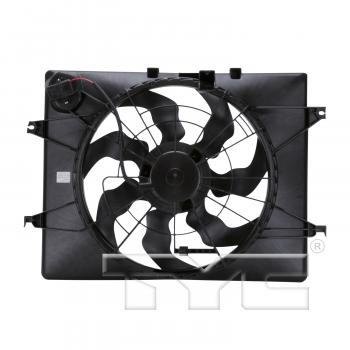 2013 Kia Optima Dual Radiator and Condenser Fan Assembly TYC 622630 image 2 of 4