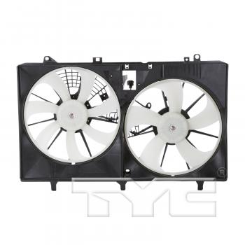 2012 Lexus RX350 Dual Radiator and Condenser Fan Assembly TYC 622670 image 1 of 3