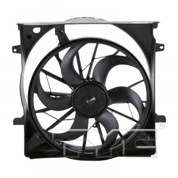 2007 Jeep Liberty Dual Radiator and Condenser Fan Assembly TYC 622690 image 1 of 3