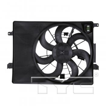 2014 Hyundai Tucson Dual Radiator and Condenser Fan Assembly TYC 622700 image 1 of 3