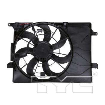 2014 Hyundai Tucson Dual Radiator and Condenser Fan Assembly TYC 622700 image 2 of 3