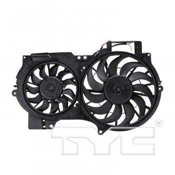 2007 Audi A6 Dual Radiator and Condenser Fan Assembly
