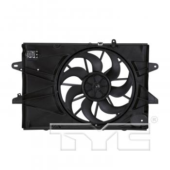2015 GMC Terrain Dual Radiator and Condenser Fan Assembly TYC 622720 image 1 of 4