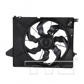 2013 Kia Sorento Dual Radiator and Condenser Fan Assembly TYC 622730 image 1 of 3