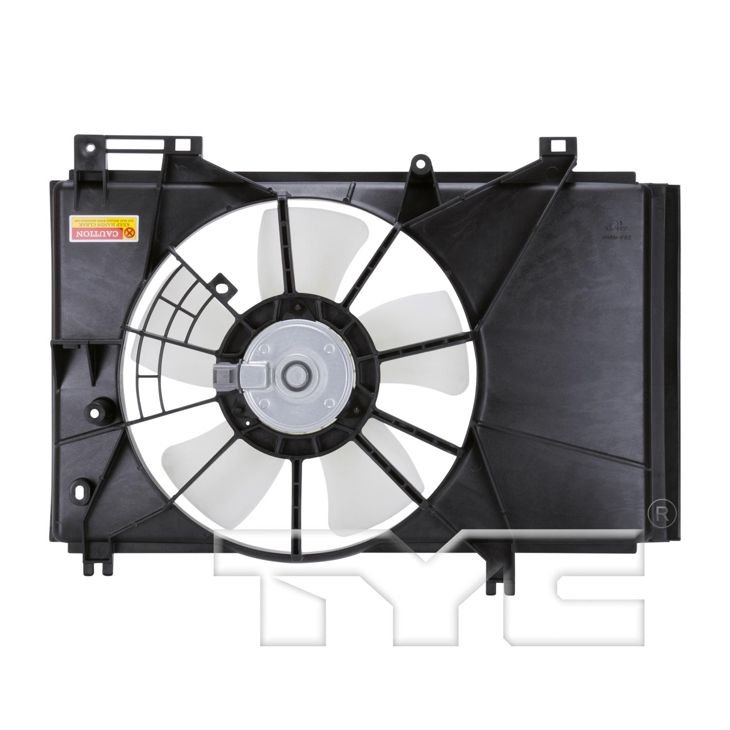 TYC 622740 - Dual Radiator and Condenser Fan Assembly TYC 622740 Dual Radiator and Condenser Fan Assembly product image 2 of 3